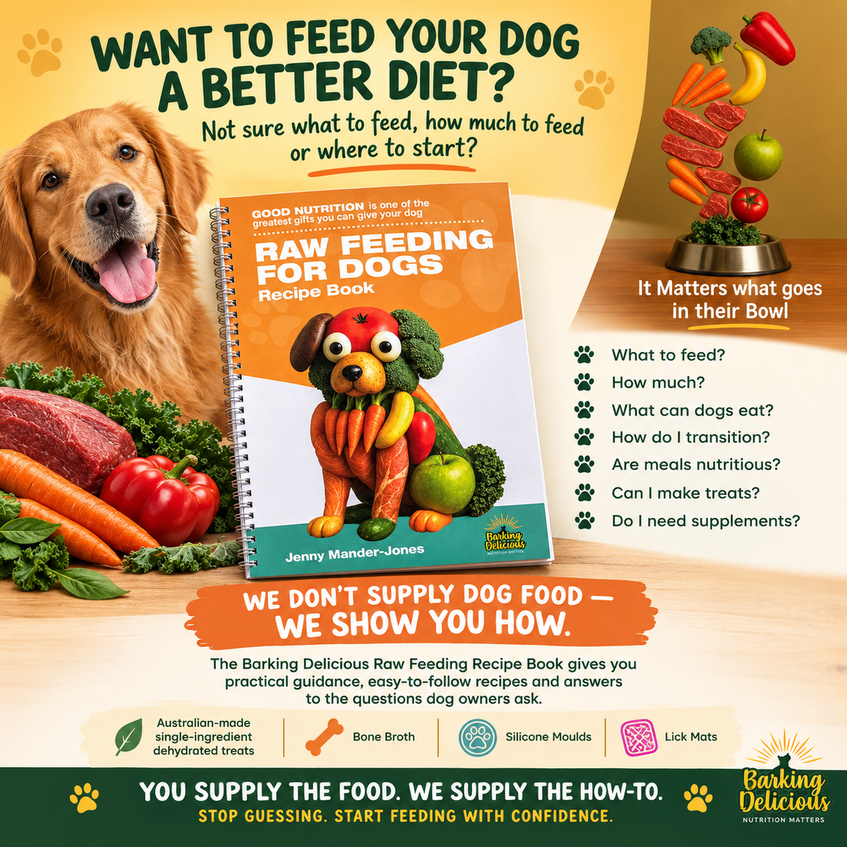 Raw Feeding For Dogs Recipe Book