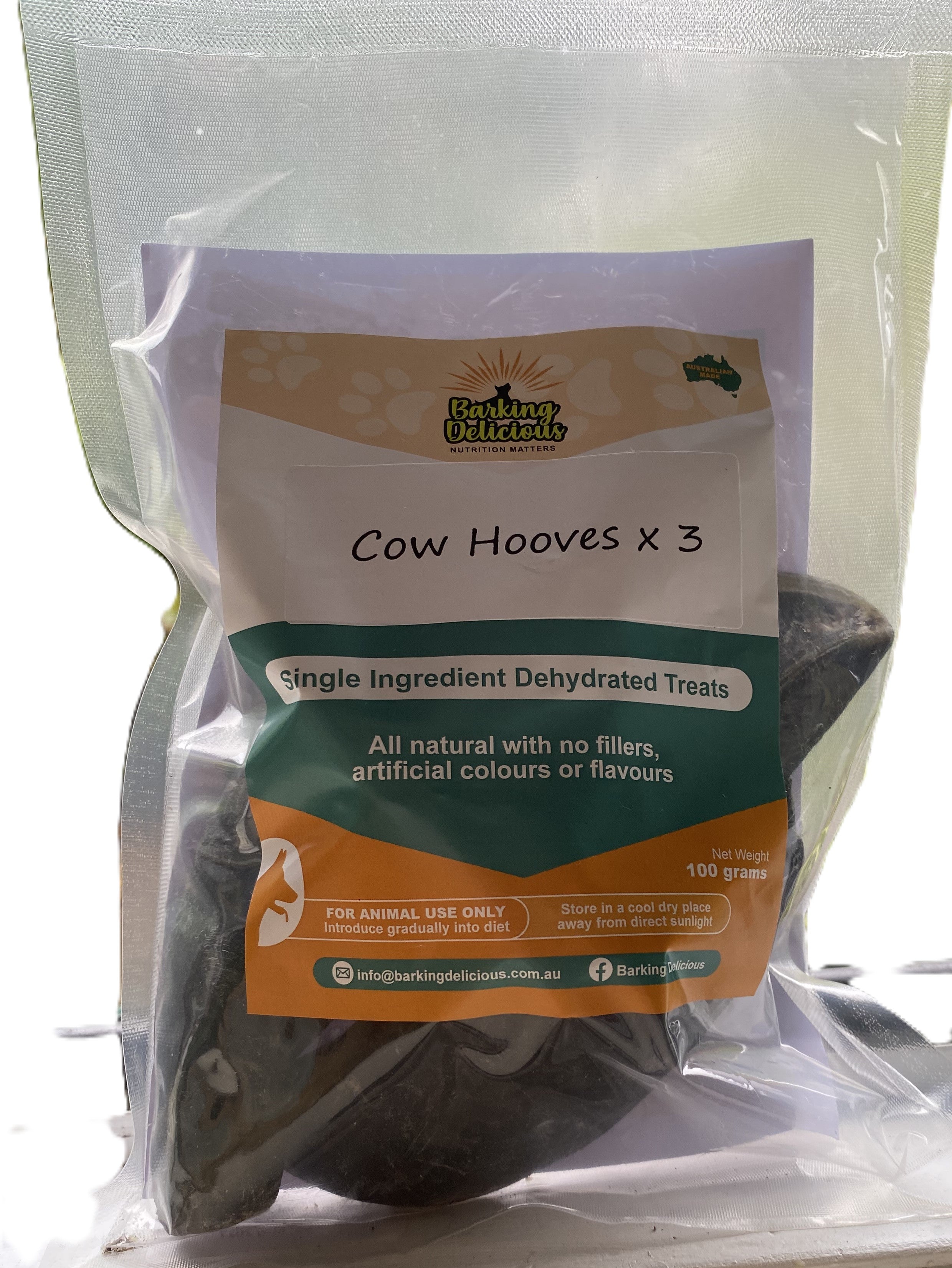 Dehydrated Treats | Cow Hooves x 3