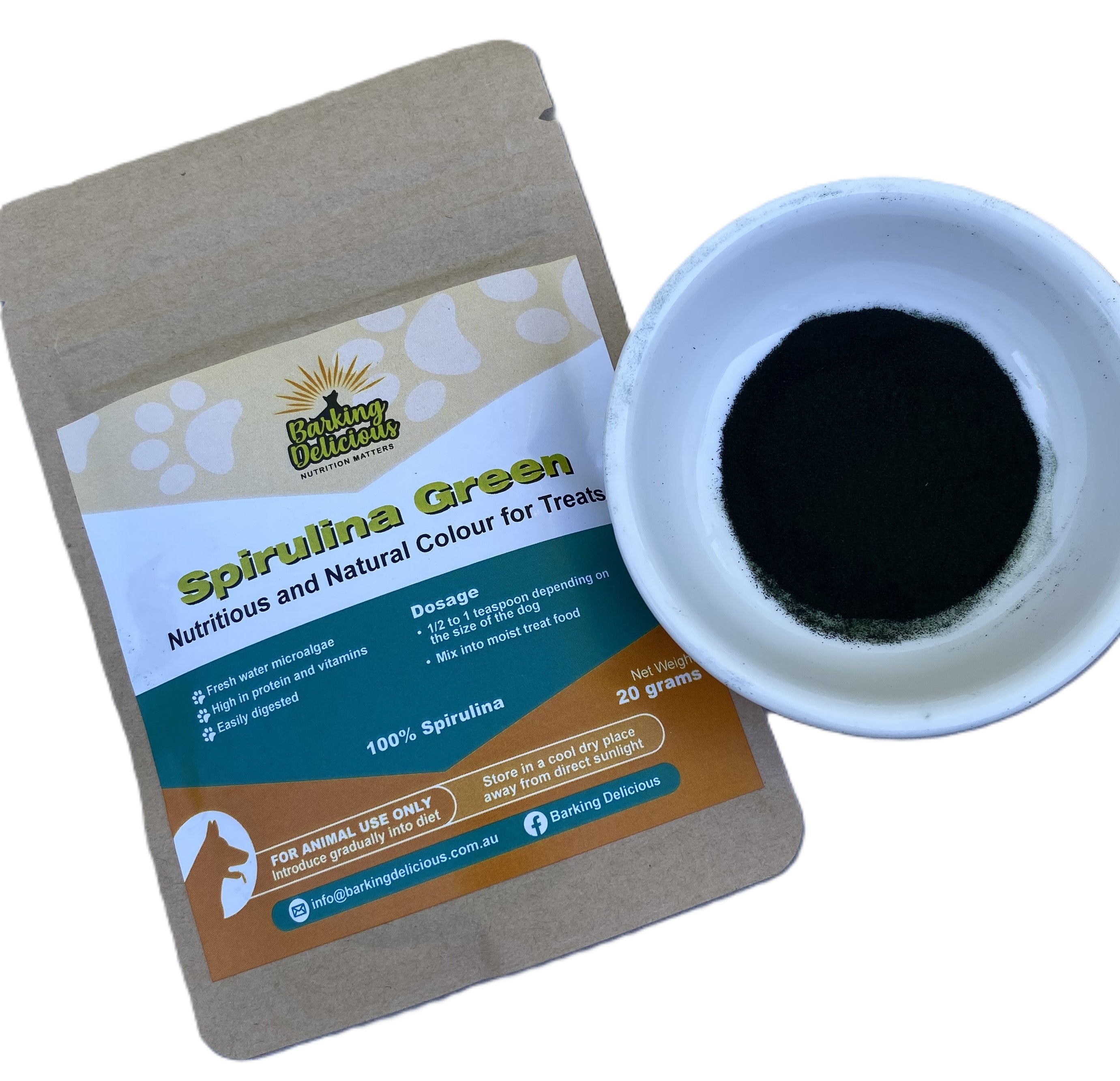 Spirulina Powder Green 20g