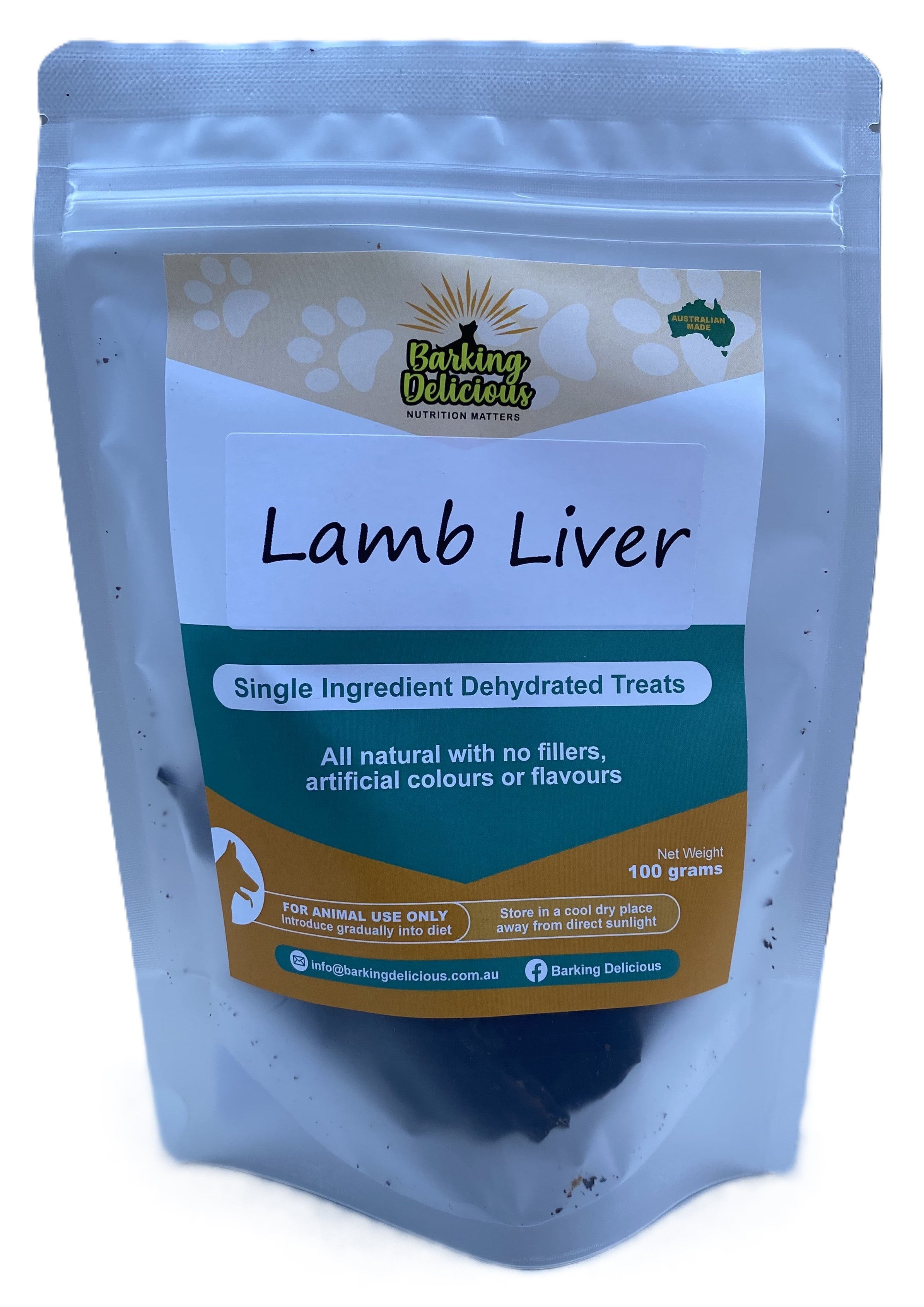 Dehydrated Treats | Lamb Liver 100g