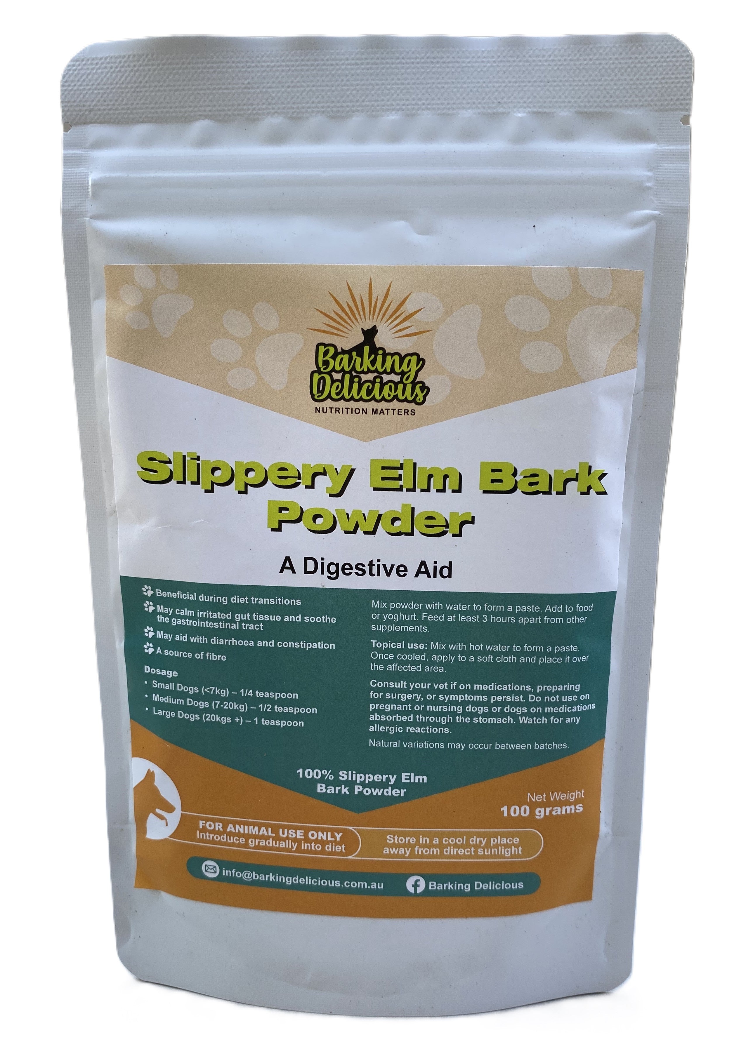 Slippery Elm Bark Powder 100g