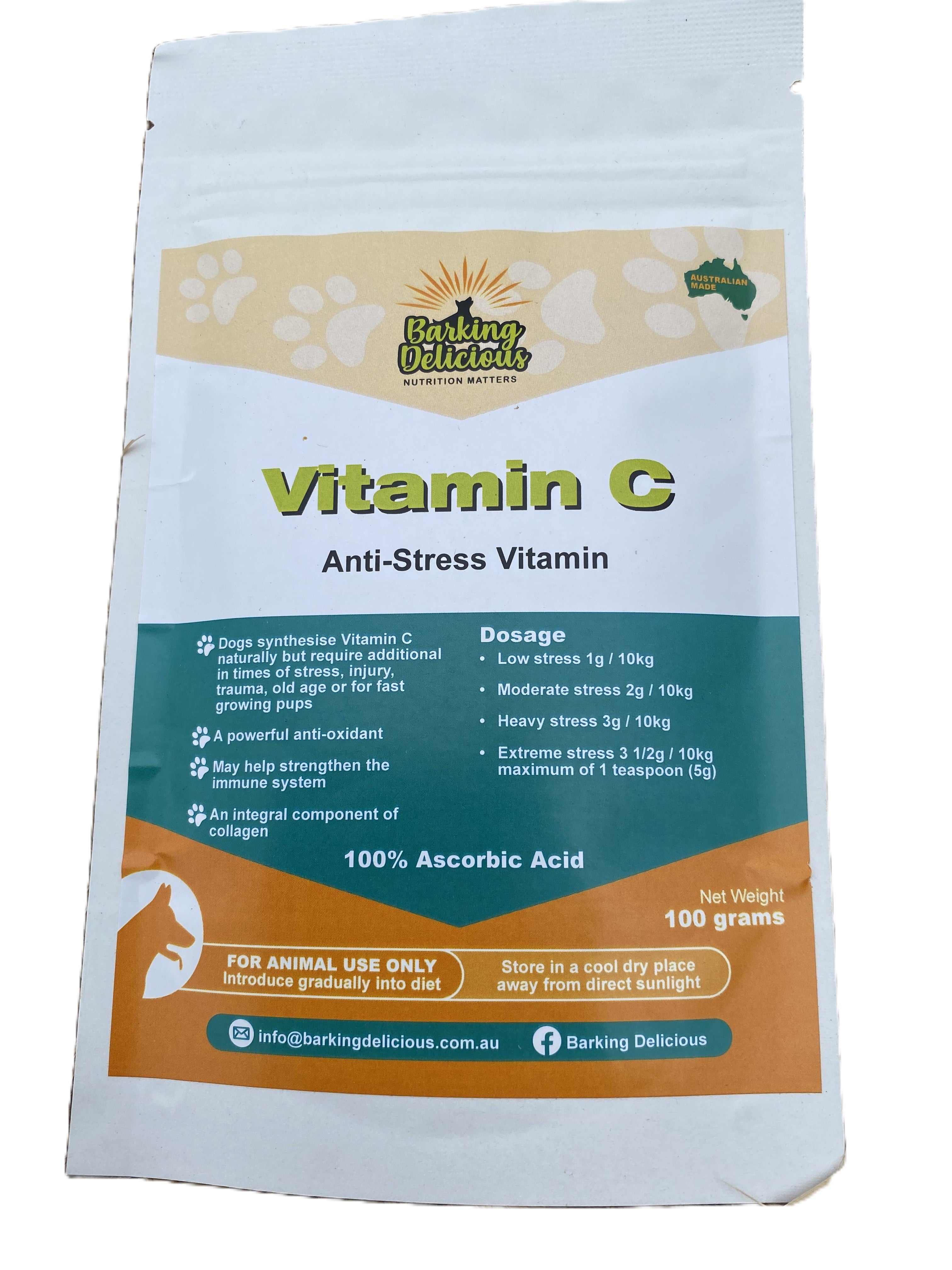 Vitamin C (Ascorbic Acid) 100g