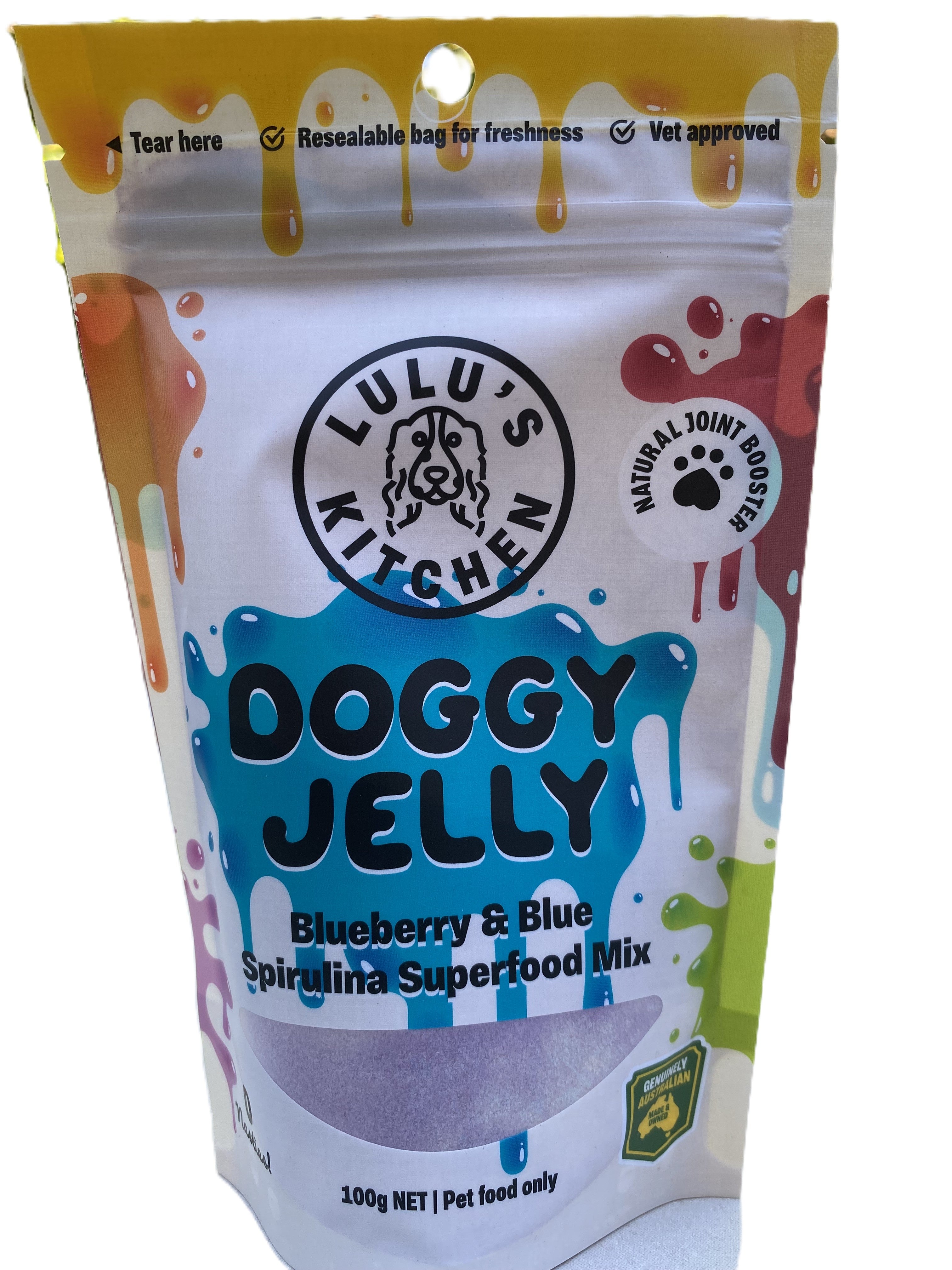 Blueberry & Blue Spirulina Jelly 100g